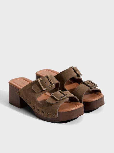 TENDANCE Clogs (natural suede)