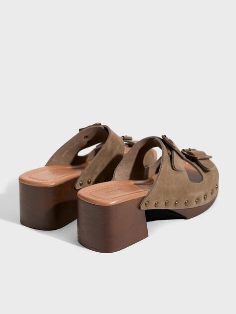 TENDANCE Clogs (natural suede)