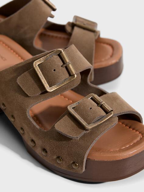 TENDANCE Clogs (natural suede)