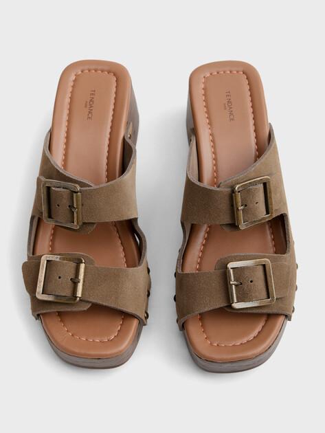 TENDANCE Clogs (natural suede)