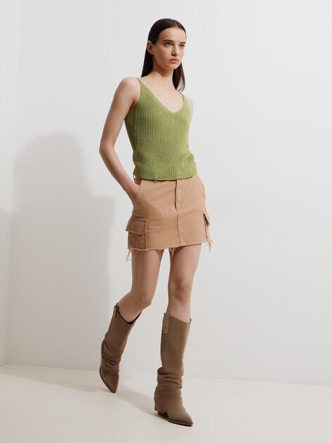 MAISON DAVID Top (acrylic/nylon)