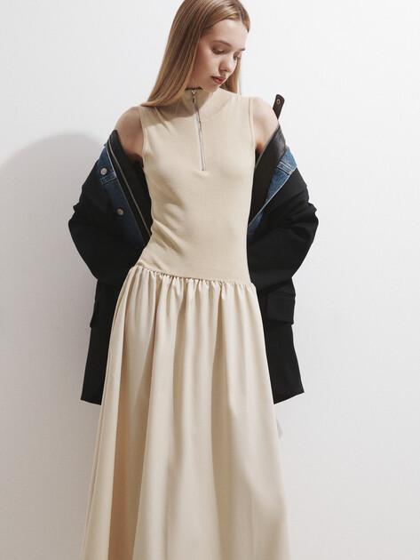 MAISON DAVID Dress (polyester/cotton)
