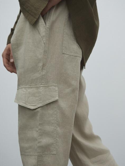 MAISON DAVID Cargo pants (linen)