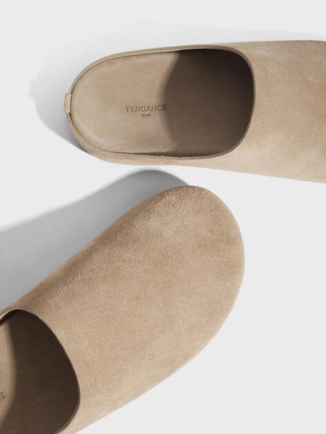 TENDANCE Slippers (natural suede)