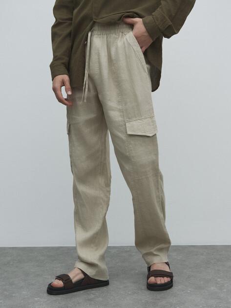 MAISON DAVID Cargo pants (linen)