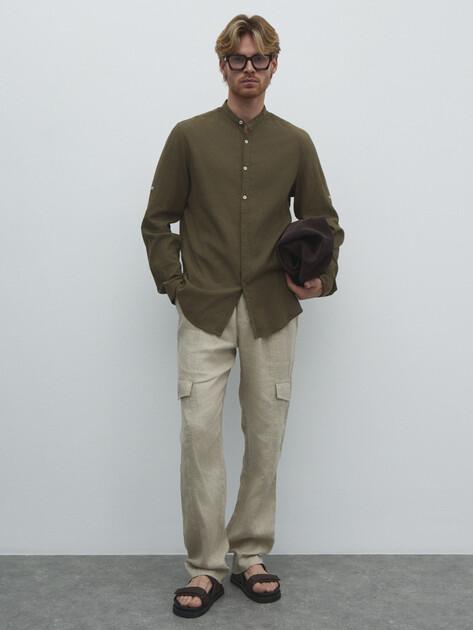 MAISON DAVID Cargo pants (linen)
