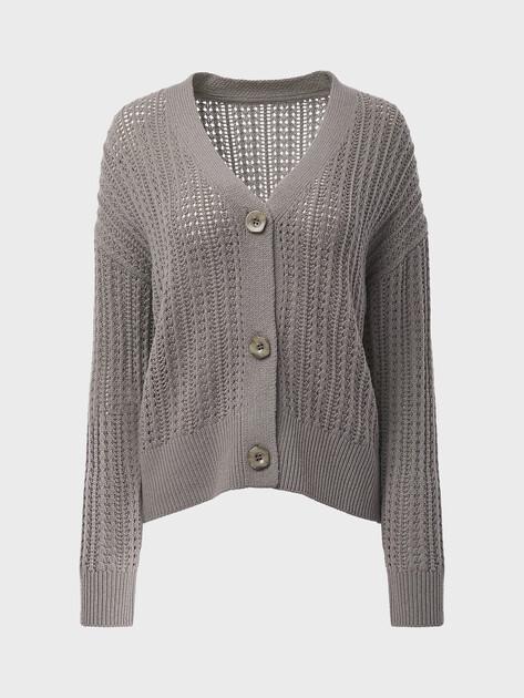 MAISON DAVID Cardigan (natural wool)
