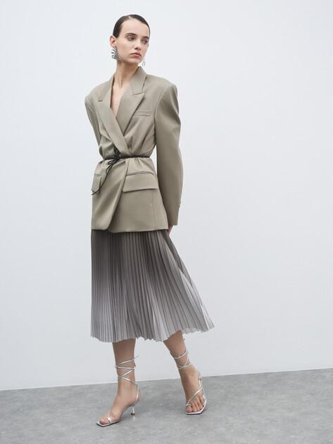 MAISON DAVID Midi (polyester/spandex)