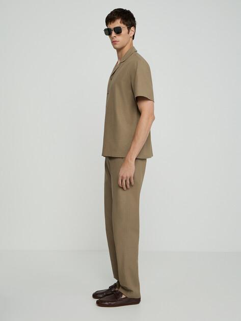 MAISON DAVID Trousers (lyocell/cotton)