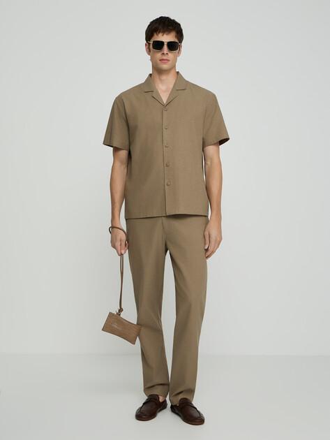 MAISON DAVID Trousers (lyocell/cotton)