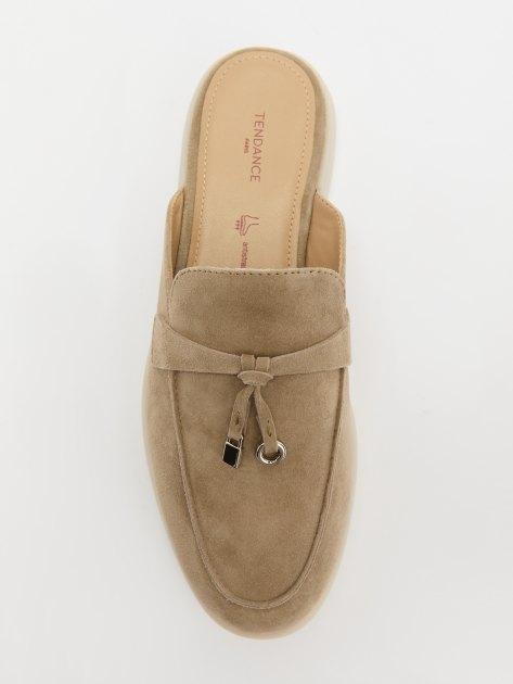 TENDANCE Mules (natural suede)