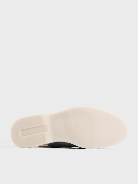 TENDANCE Slingback Loafers (Cotton)