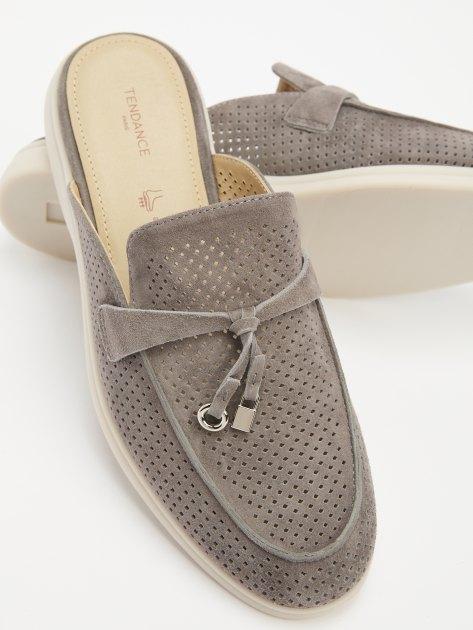 TENDANCE Mules (natural suede)