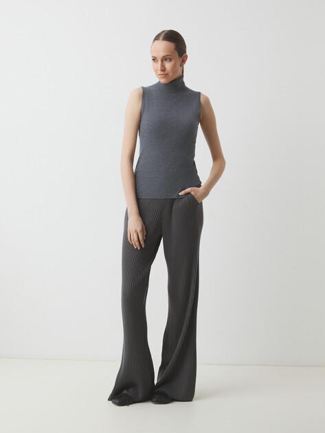MAISON DAVID Straight-leg jeans (polyester/wool)
