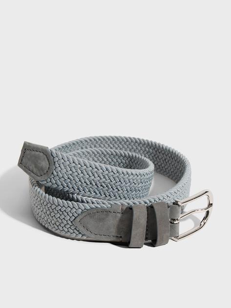 MAISON DAVID Belt (textile/genuine nubuck)