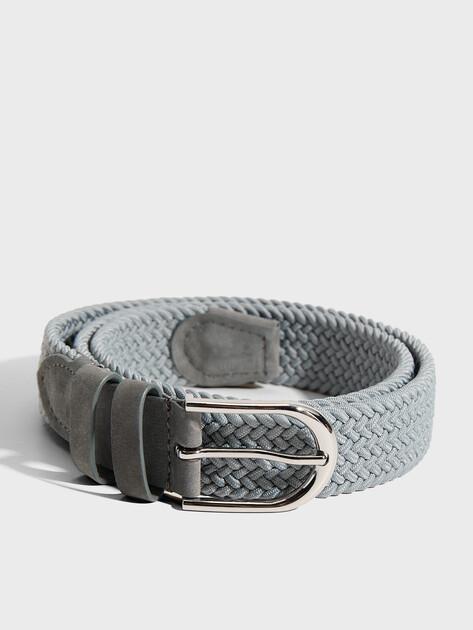 MAISON DAVID Belt (textile/genuine nubuck)