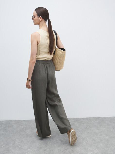 MAISON DAVID Palazzo pants (linen)