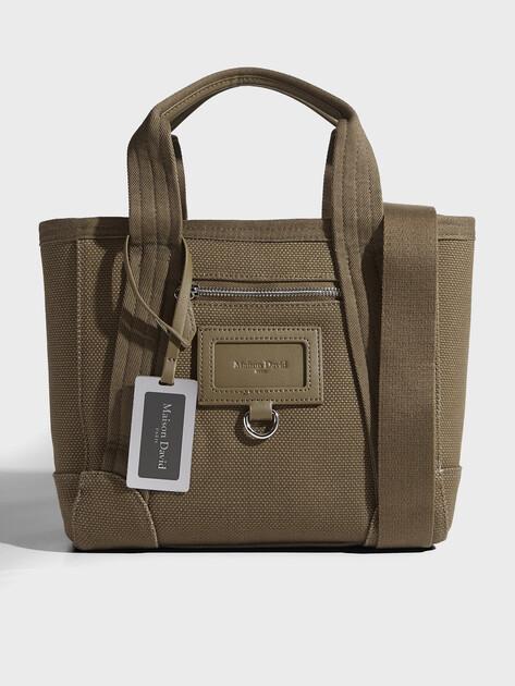 MAISON DAVID Tote (textile/faux leather)