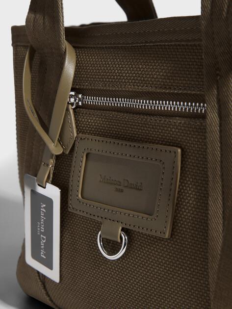 MAISON DAVID Tote (textile/faux leather)