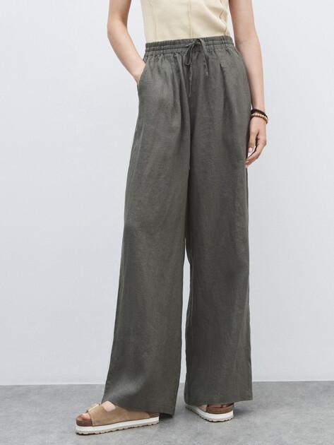 MAISON DAVID Palazzo pants (linen)