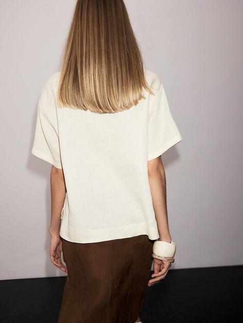 MAISON DAVID T-shirt (linen)
