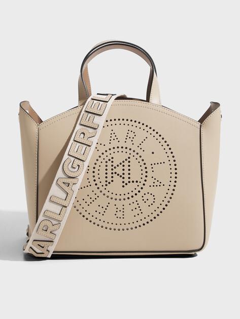KARL LAGERFELD Tote k/circle sm tote perforated (genuine leather)