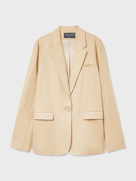 MAISON DAVID Jacket (cotton/linen)