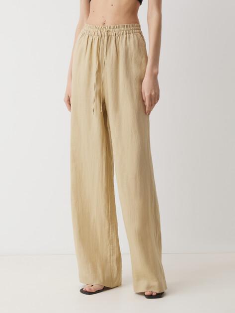 MAISON DAVID Wide-leg trousers (linen)