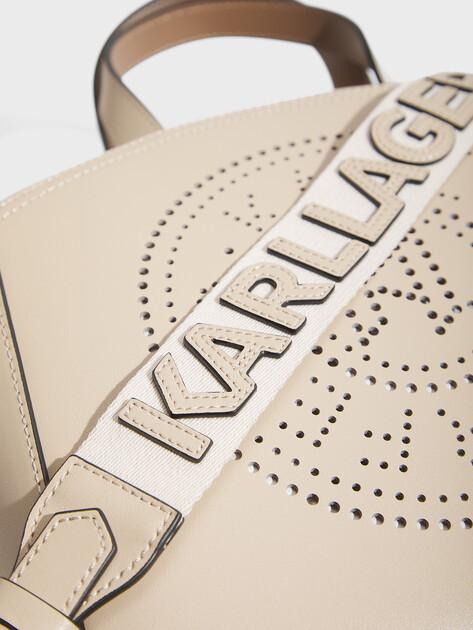 KARL LAGERFELD Tote k/circle sm tote perforated (genuine leather)