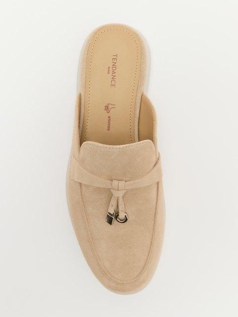 TENDANCE Mules (natural suede)