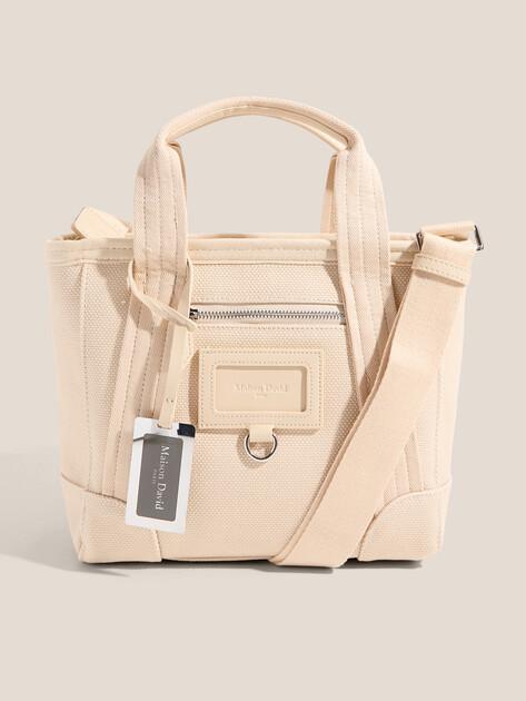 MAISON DAVID Tote (textile/faux leather)