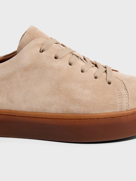 MAISON DAVID Sneakers (natural suede/natural rubber sole)