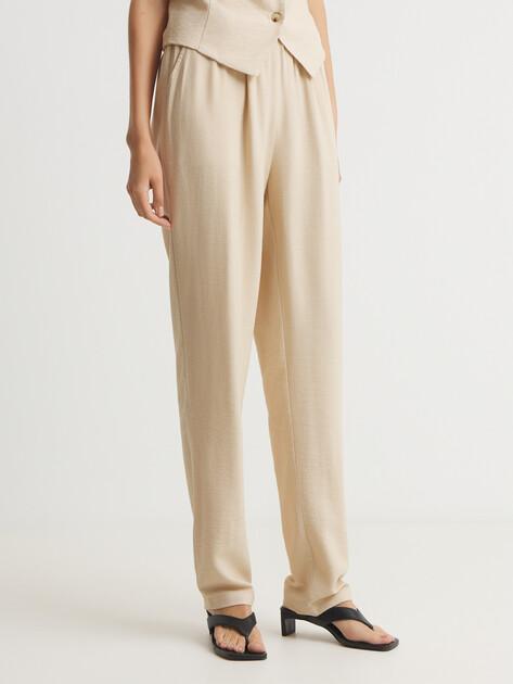 MAISON DAVID Straight-leg jeans (viscose/nylon)