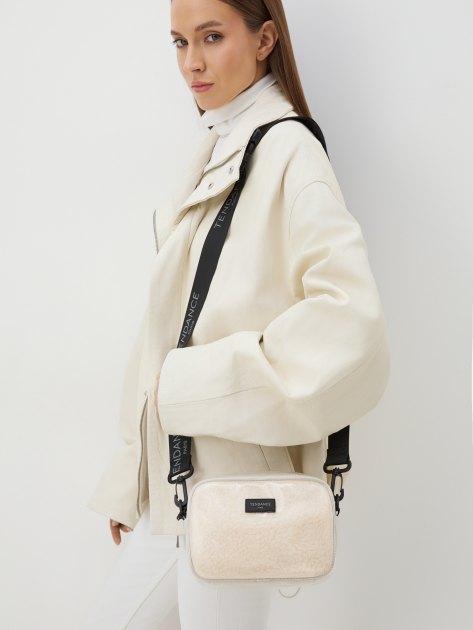 TENDANCE Crossbody Shoulder Bag (Rubber/Faux Fur)
