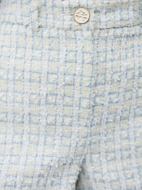 KARL LAGERFELD Boucle shorts (polyamide/natural wool)