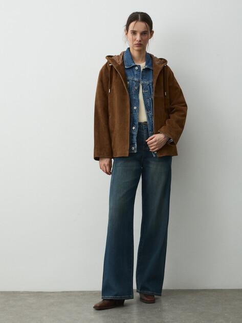 MAISON DAVID Jacket (genuine suede)
