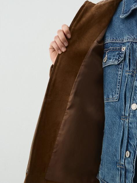 MAISON DAVID Jacket (genuine suede)