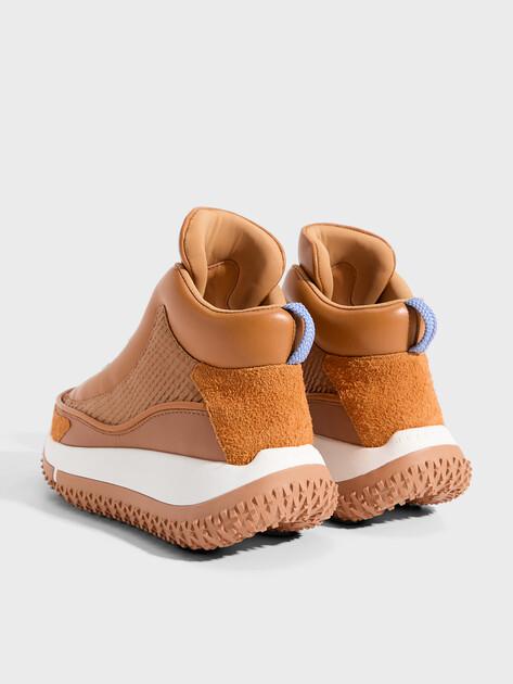 4CCCCCEES High-top Kapok Goni sneakers (genuine leather)