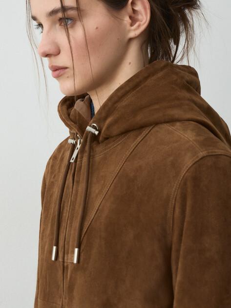 MAISON DAVID Jacket (genuine suede)