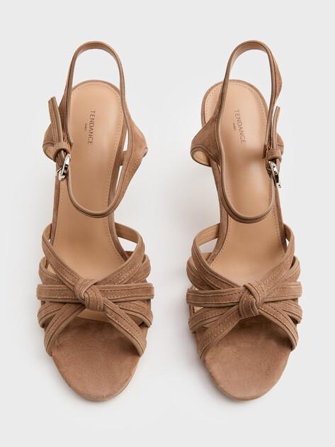 TENDANCE Sandals (natural suede)