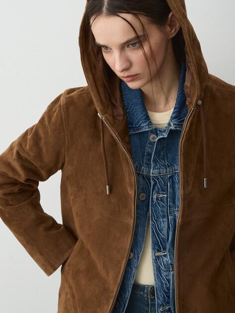 MAISON DAVID Jacket (genuine suede)