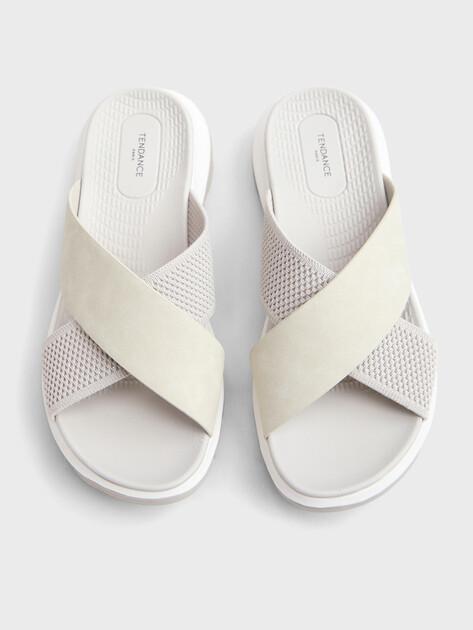TENDANCE Slippers (textile/faux leather)