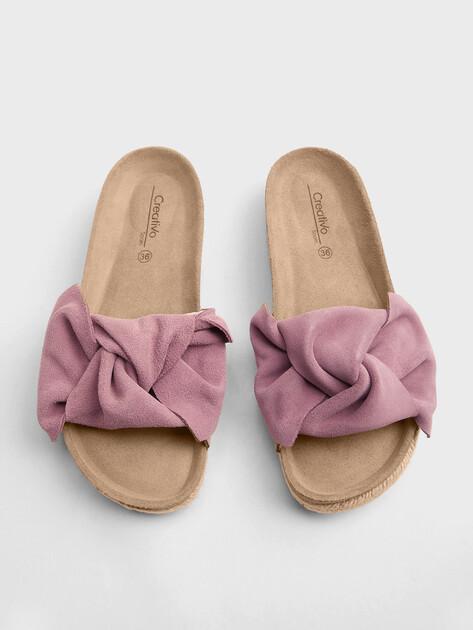 CREATIVO SPAIN Flip-flops (natural suede)