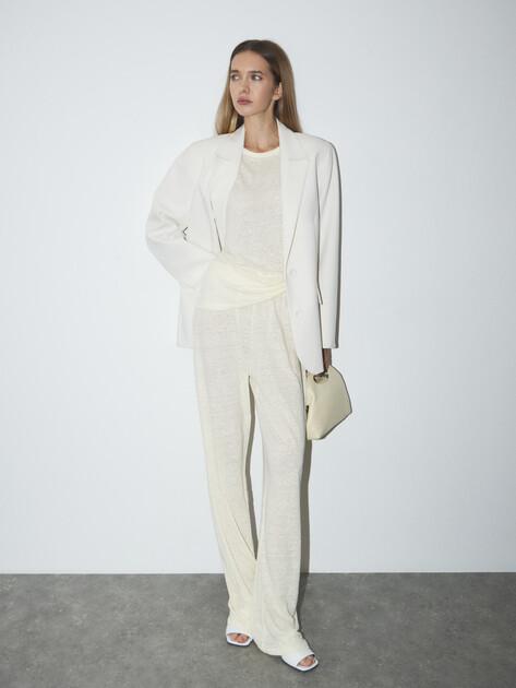 MAISON DAVID With trousers (linen)