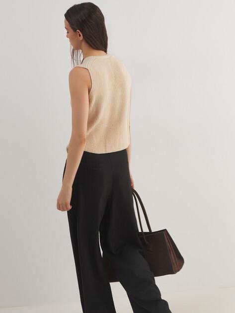 MAISON DAVID Vest (natural wool)