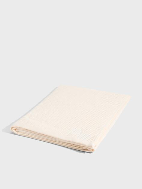 MAISON DAVID Waffle bath towel 100x150