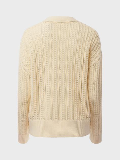 MAISON DAVID Cardigan (natural wool)