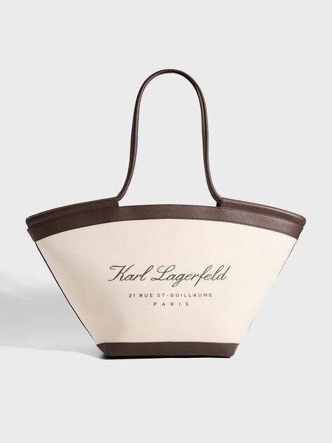 KARL LAGERFELD Hotel Karl Large Bag (textile/faux leather)