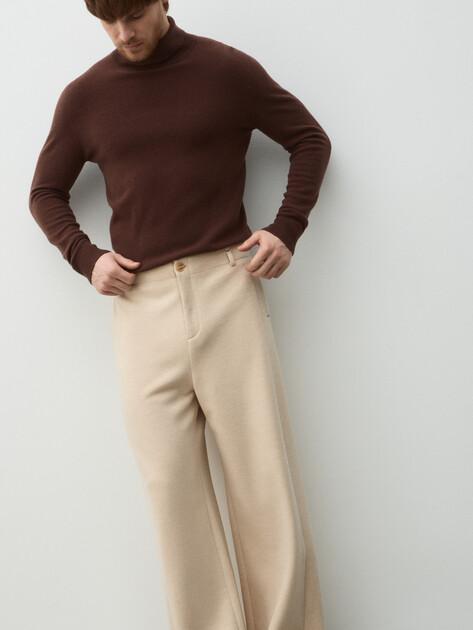 MAISON DAVID Trousers (polyester/viscose)