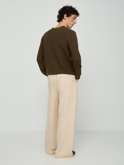 MAISON DAVID Trousers (polyester/viscose)